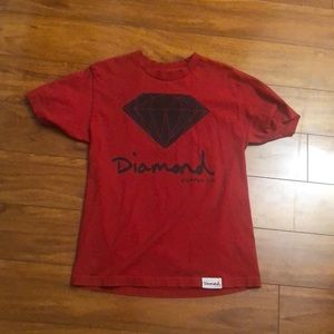 Diamond Supply Co Red T-Shirt